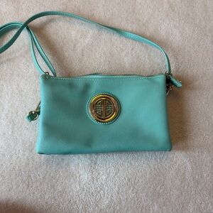 Elegant Turquoise Crossbody Bag